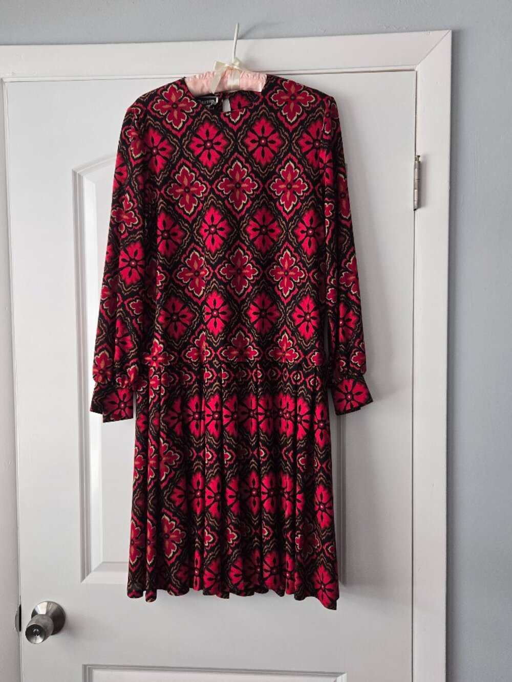 Vintage DL Barron London Floral Dress